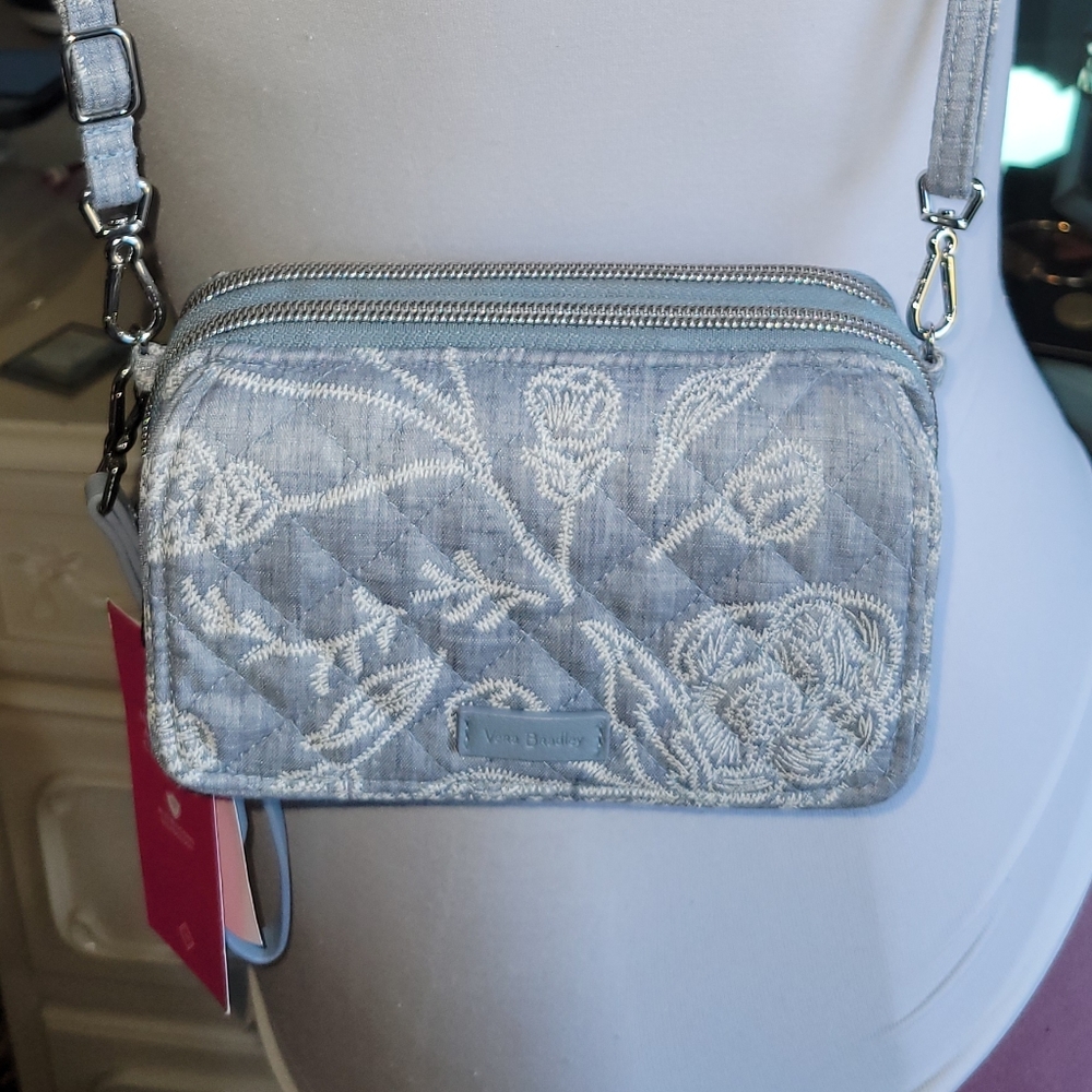 Crossbody and wristlet